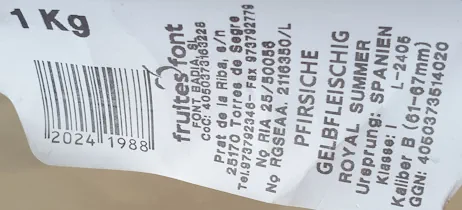 Pfirsiche Gelbfleischig Royal Summer 2